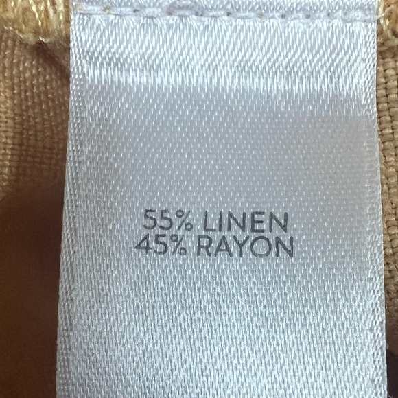 J. Jill Pure Jill | Beachy Coastal Trapunto Linen Shorts Parchment | S - Picture 9 of 11